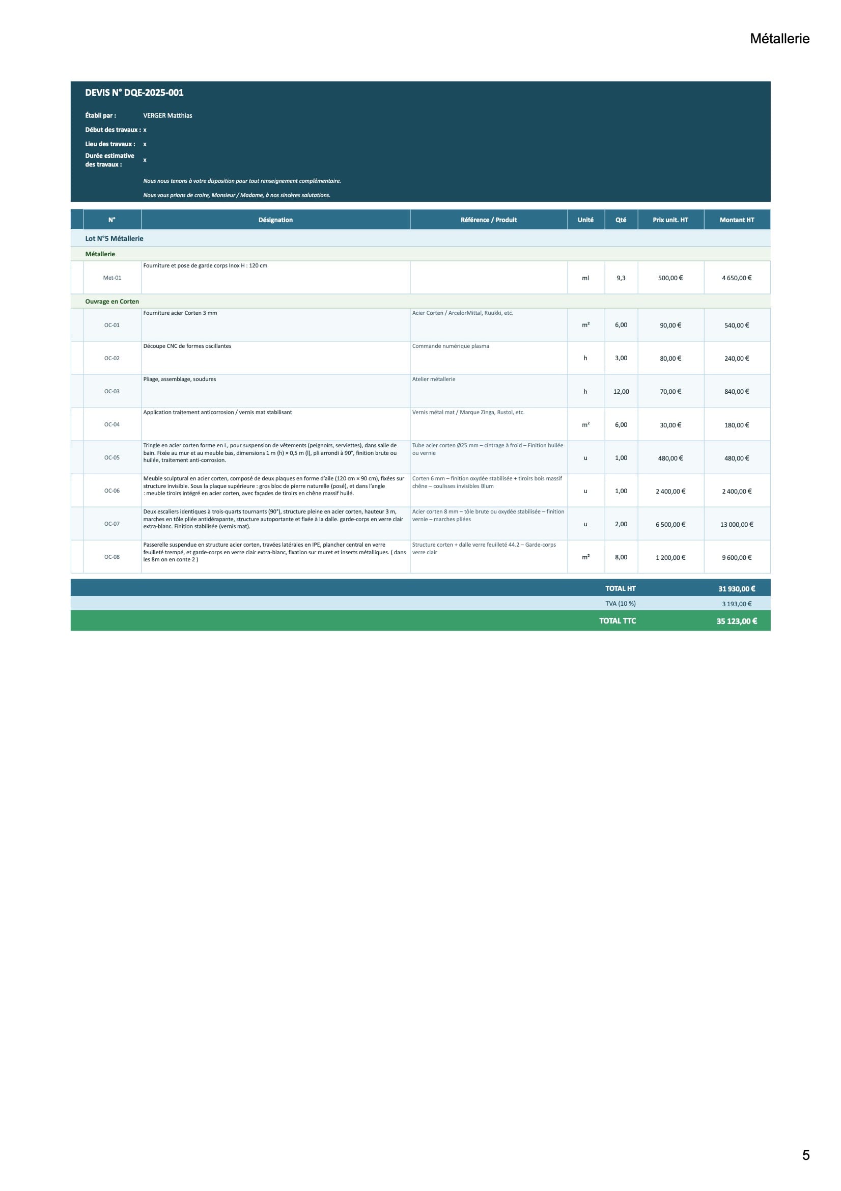 Plan — page 6/21