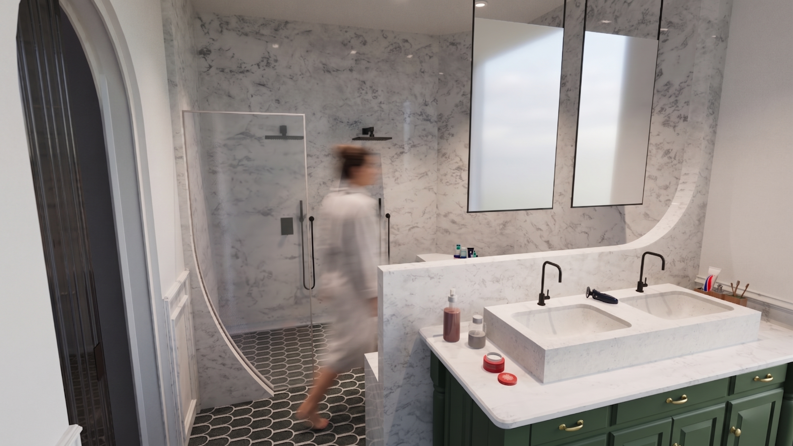 salle de bain parentale
